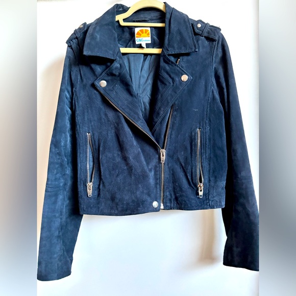 C&C California Jackets & Blazers - C&C California Suede Moto Jacket - Size XL